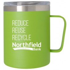 Lime 12 0z Mug with Clear Lid