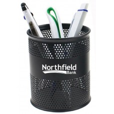 Black Mesh Metal Pen/Pencil Holder