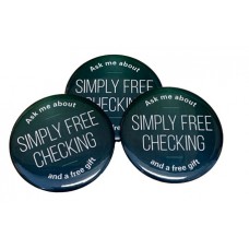 Simply Free Checking Magnetic Buttons