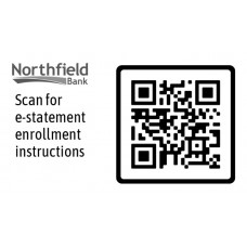 Northfield eStatement QR Code Business Cards